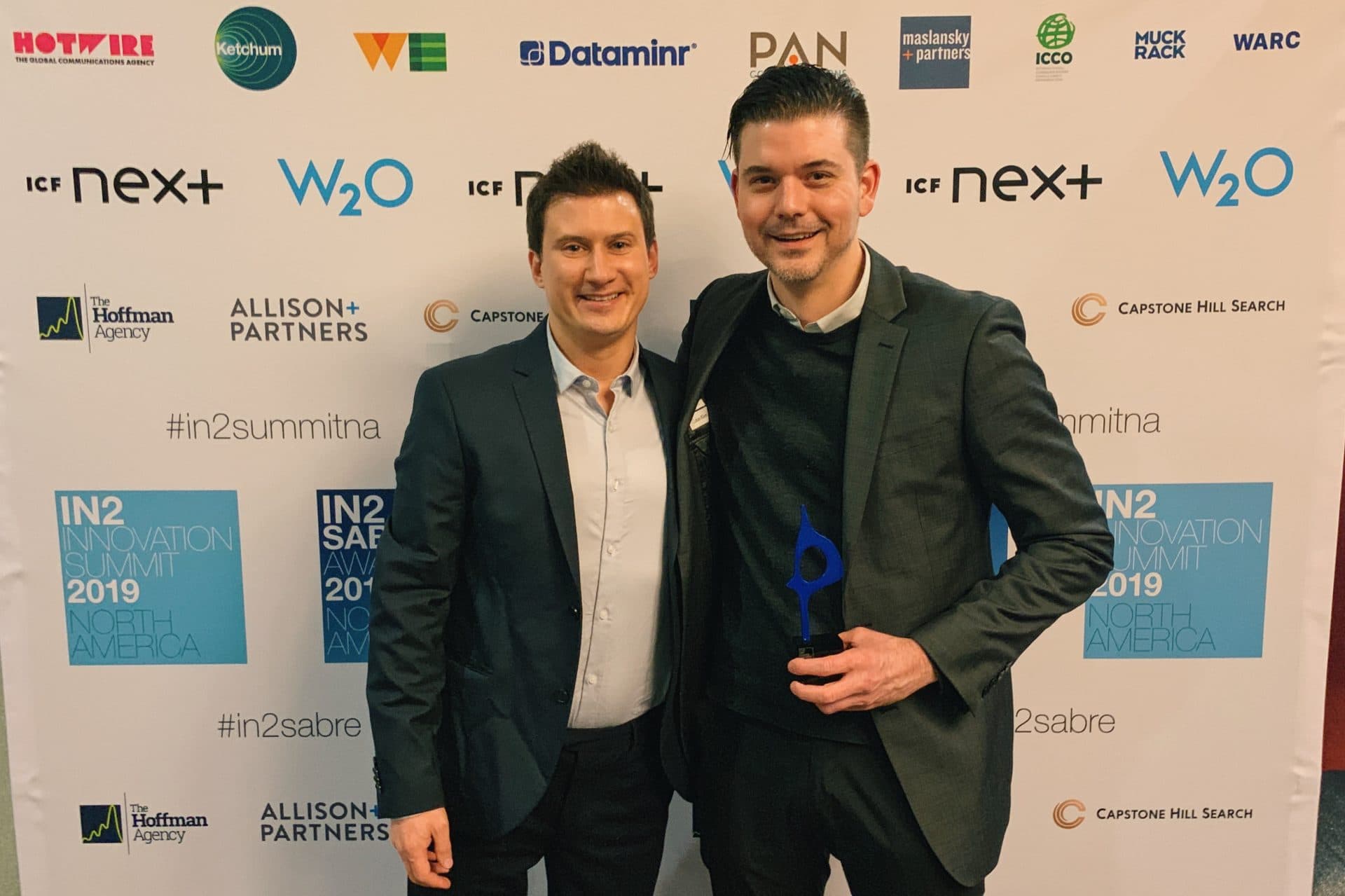 Weber Shandwick Wins In2 SABRE Award for ‘Q’ AI Tool at The Holmes Report’s 2019 Ceremony