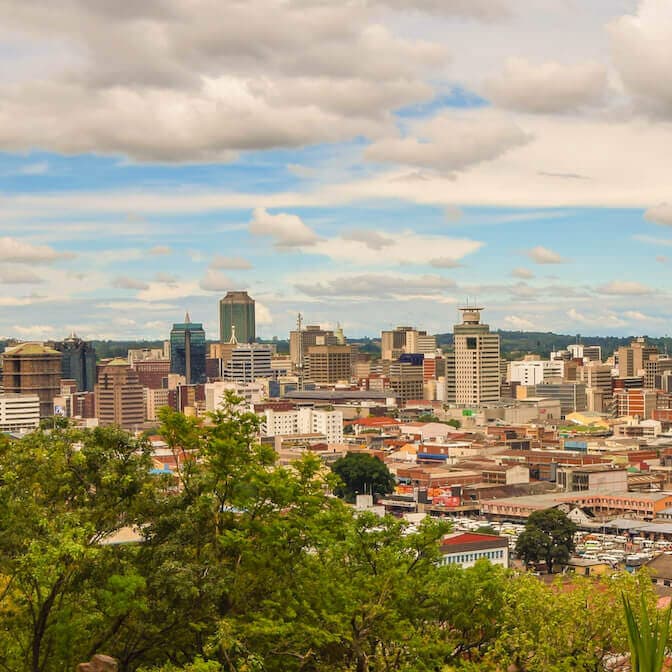 Panorama of Harare