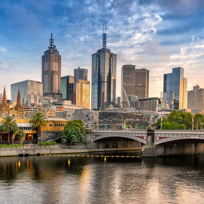 Melbourne central Business district