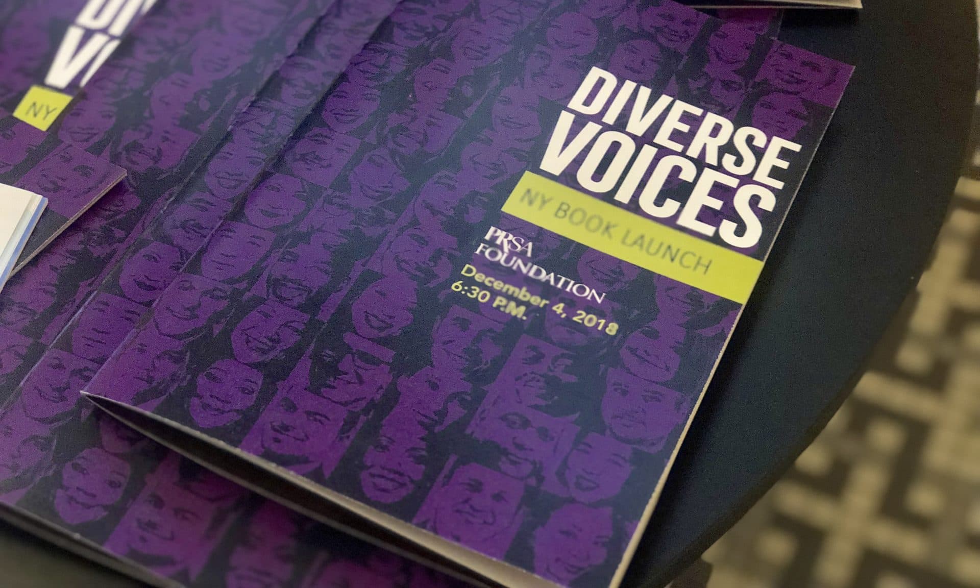 Diverse Voices booklet up close