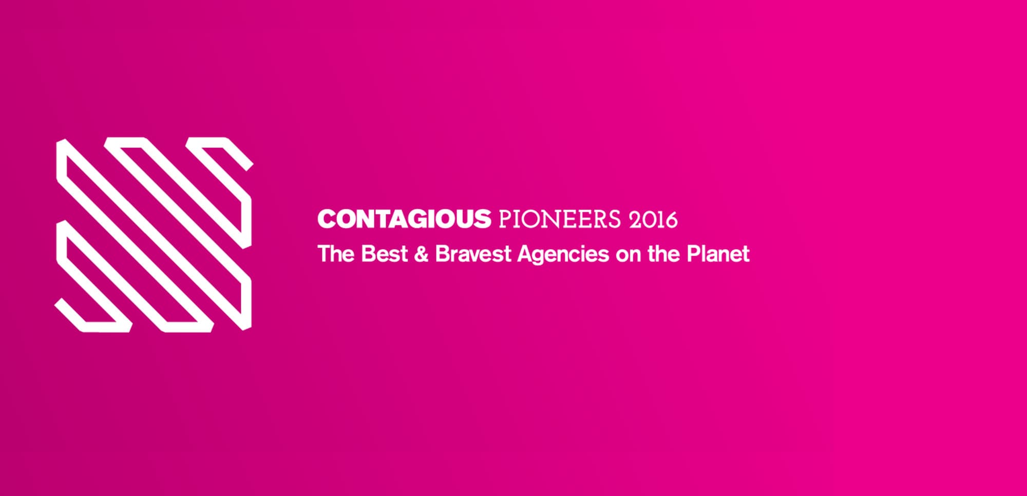 Prime Named to Contagious Pioneers 2016, Honoring the Best and Bravest Agencies in the World