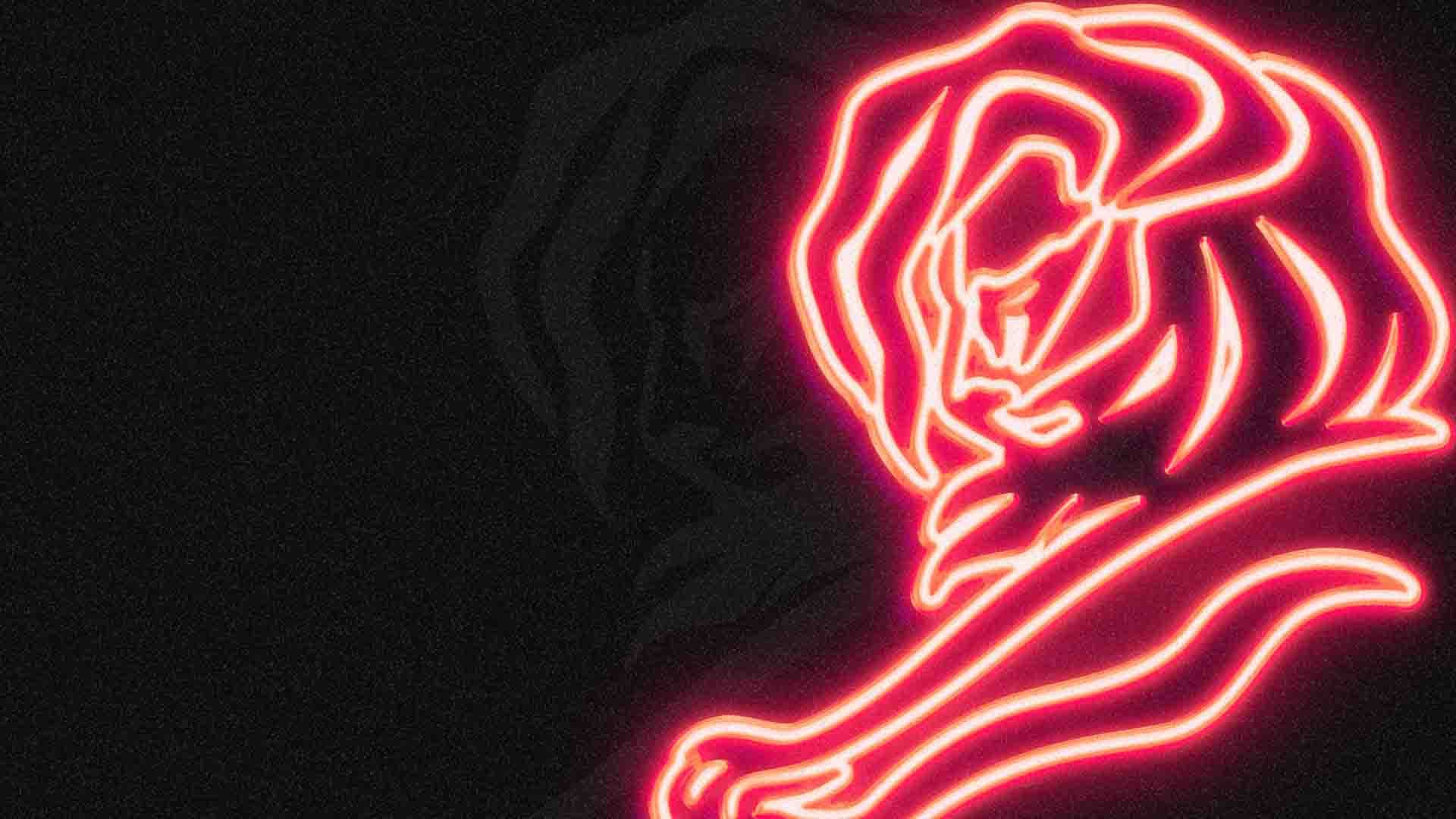 Neon outline of the Cannes Lions logo