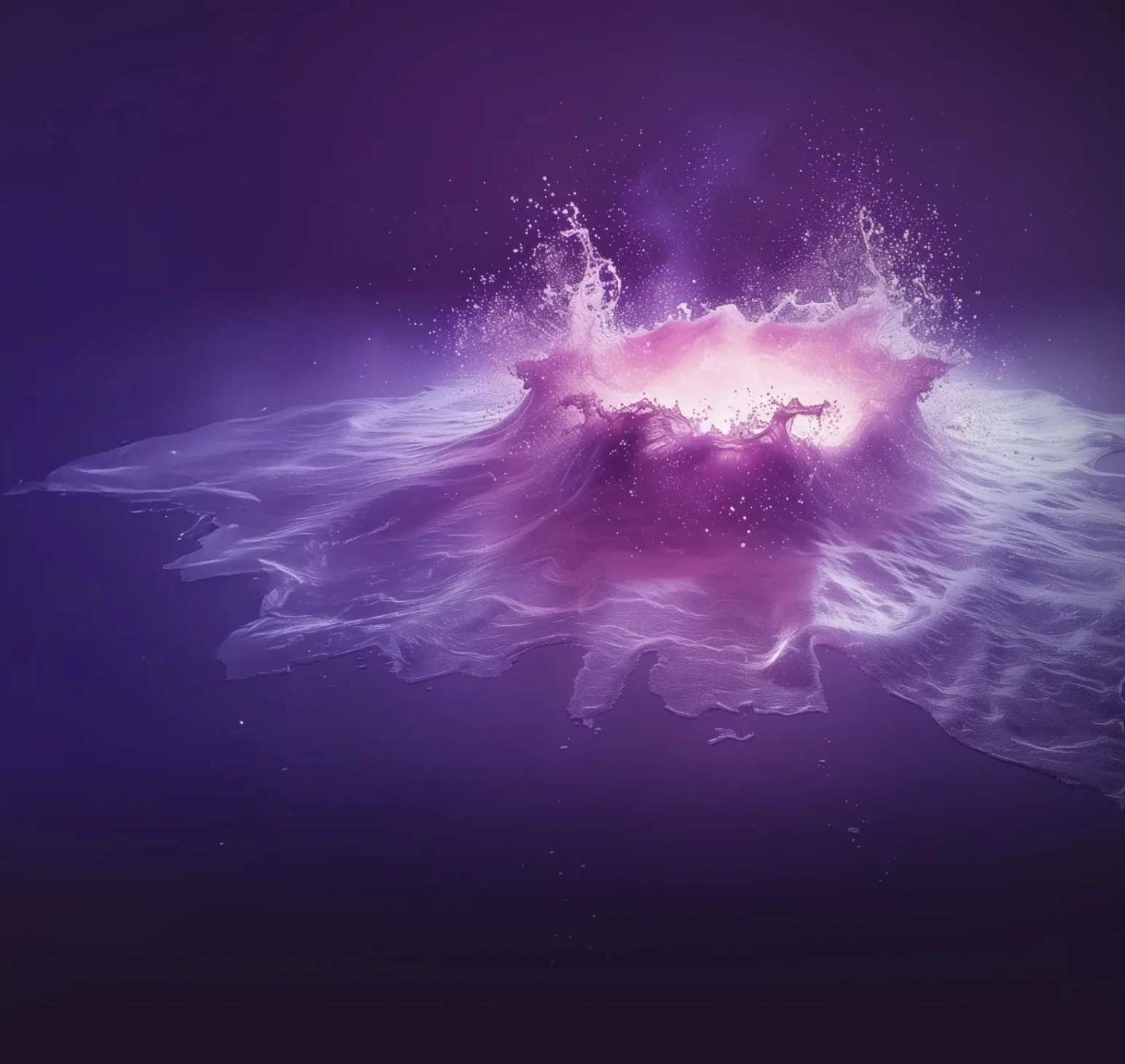 Abstract burst of energy and fluid motion, representing AI acceleration, rapid innovation and transforming potential into real business value