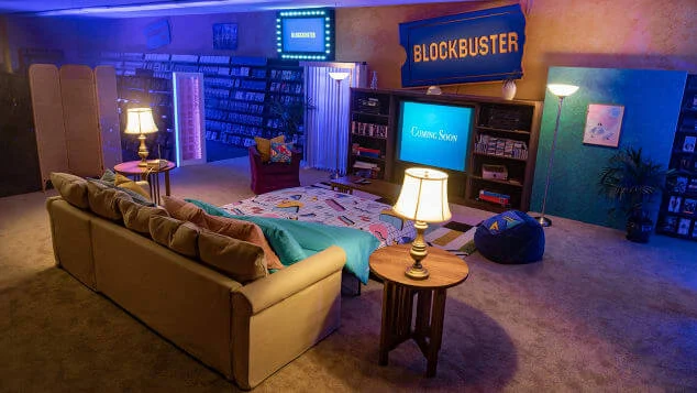 Now this is a Blockbuster Airbnb