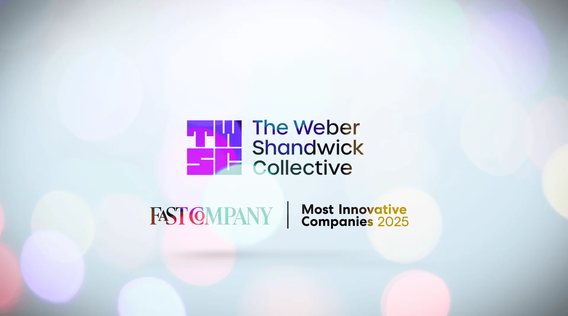 Back-to-back wins: The Weber Shandwick Collective on Fast Company’s 2025 Most Innovative Companies List