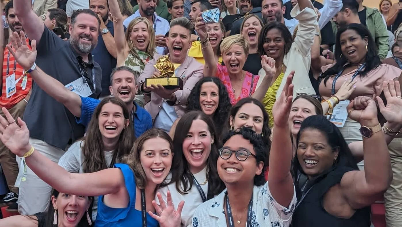 Weber Shandwick Collective team celebrates Cannes Lions wins, holding award and marking milestone achievements in global creativity