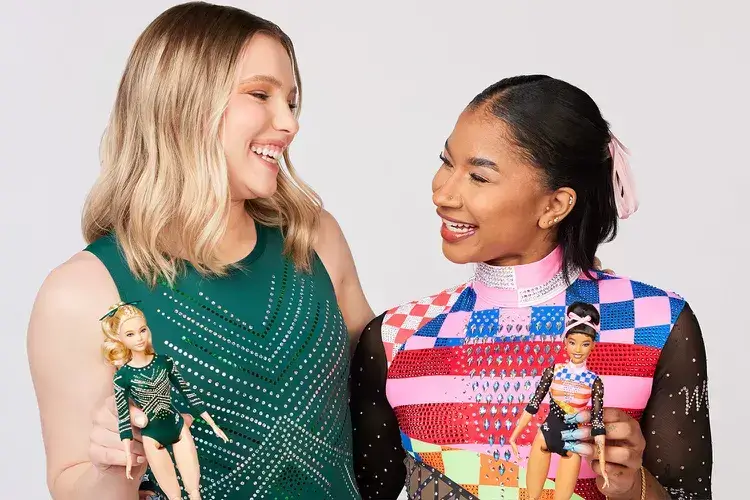 Jordan Chiles and Jade Carey Leap into International Women’s Day with their very own Barbies