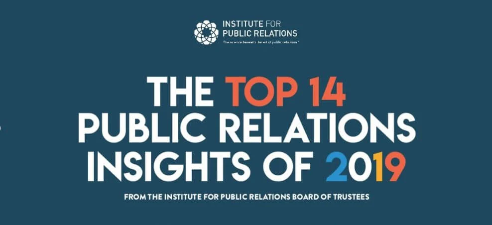 The top 14 public relations insights of 2019