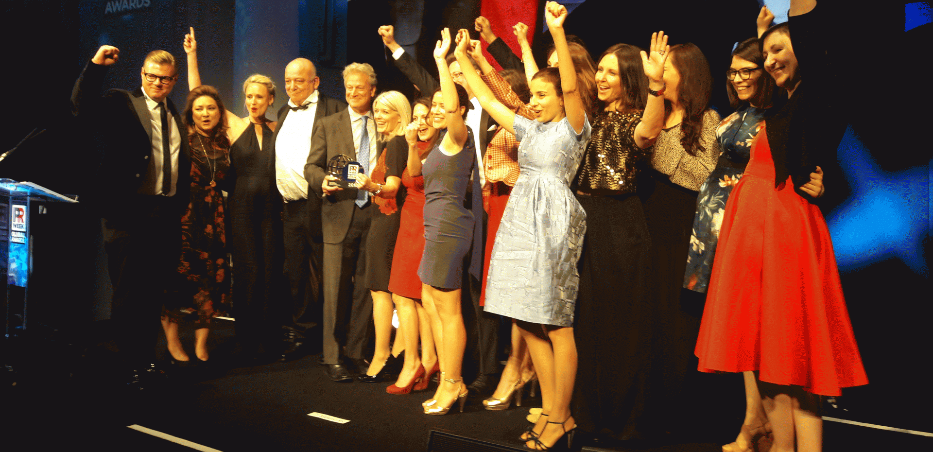 Weber Shandwick was named Global Agency of the Year for the fourth consecutive year at the 2018 PRWeek Global Awards ceremony in London. This follows PRWeek U.S. naming the firm Agency of the Year for the fourth year running, marking a first in the history of both awards.