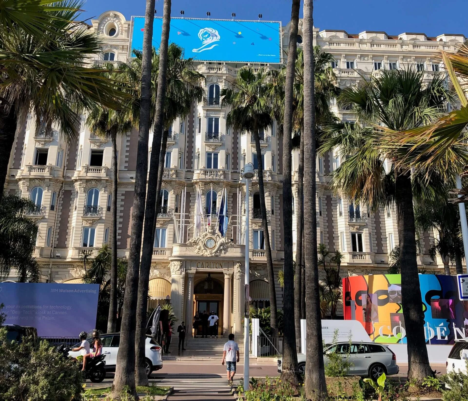 Palais des Festivals in Cannes during Cannes Lions Festival, where Weber Shandwick earned multiple awards for global campaigns