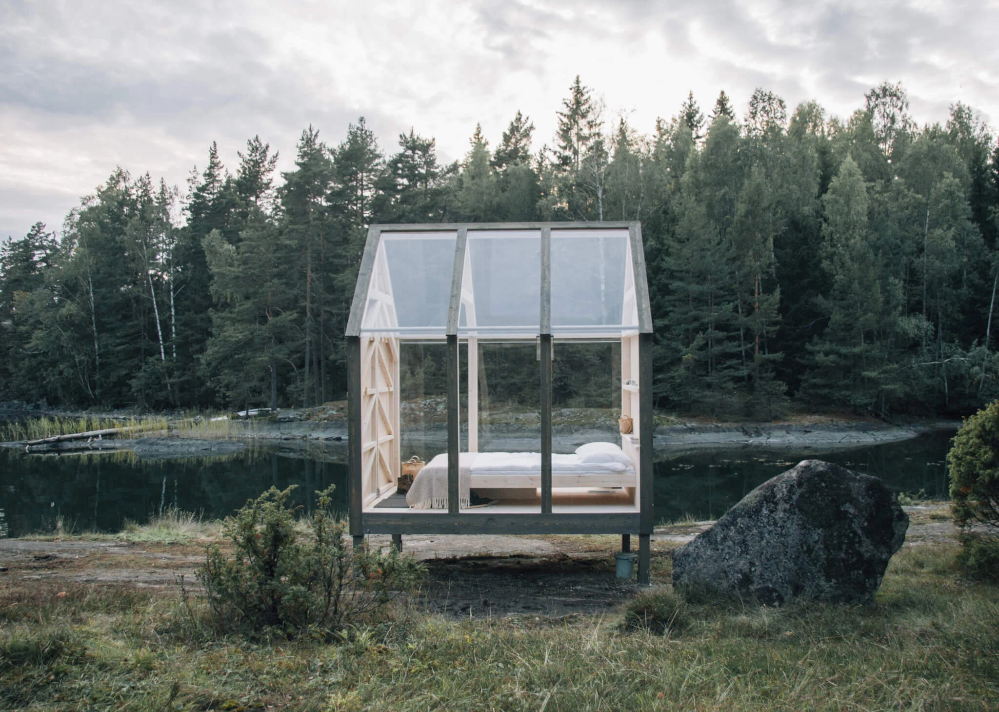 Sweden Built Glass Cabins for Five Stressed-Out Foreigners in Its Latest Fun Tourism Stunt